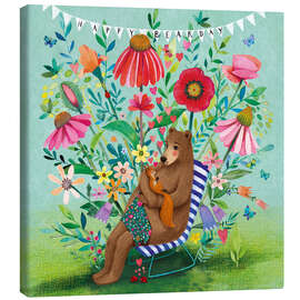Canvas print  Bear and squirrel - Mila Marquis