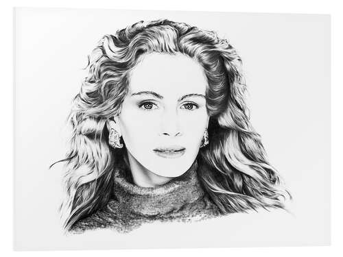 Foam board print Julia Roberts