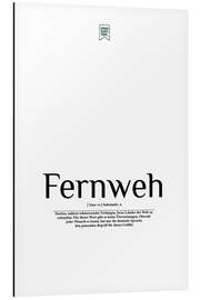 Magnettafel Schöne Wörter - Fernweh