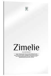 Gallery print Beautiful words - Zimelie (German)