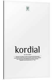 Magnettafel Schöne Wörter - kordial