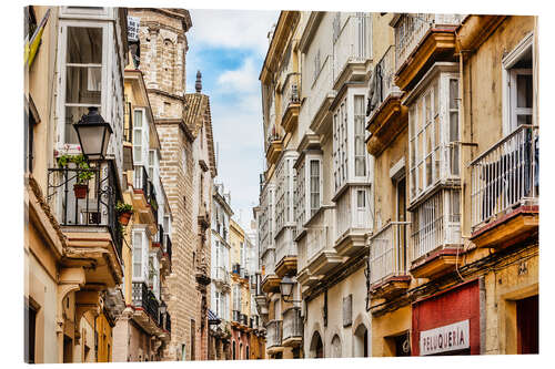 Akrylglastavla Cádiz, city in Andalusia