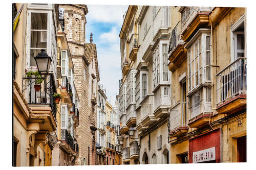 Aluminiumtavla Cádiz, city in Andalusia