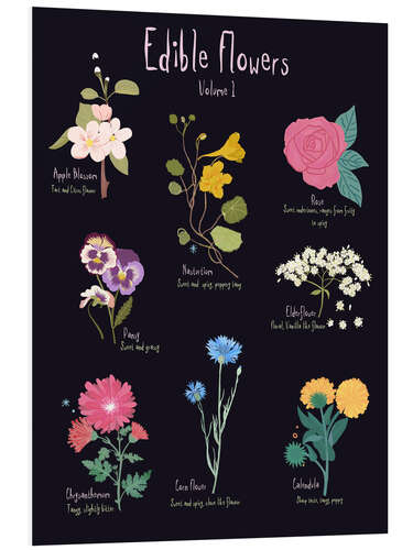 Bilde på skumplate Edible Flowers vol 1