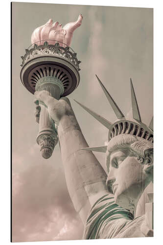 Aluminium print The Statue of Liberty in New York City