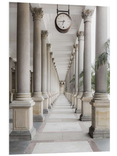 Foam board print Mill Colonnade, Karlsbad