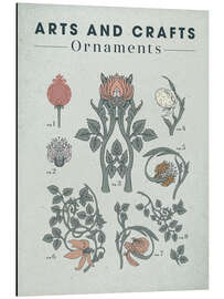 Magnettafel Arts and Crafts - Ornaments