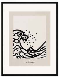 Gerahmter Kunstdruck La Vague
