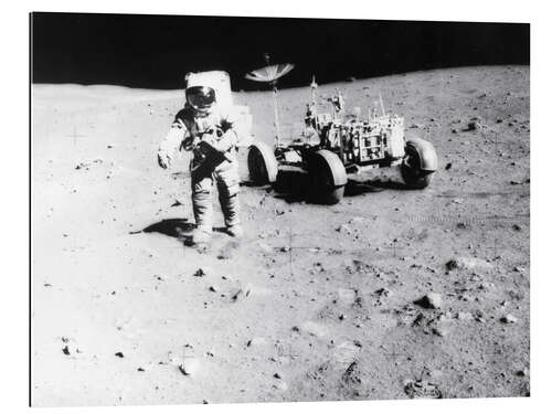 Gallery print James Irwin on the moon walk of the Apollo 15 mission