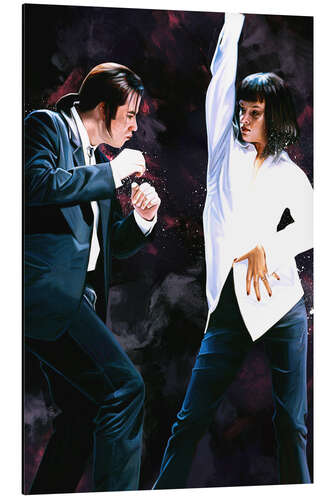 Aluminium print Dancing Scene Pulp Fiction