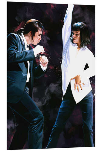 Tableau en PVC Scène de danse Pulp Fiction