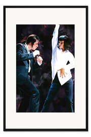 Gerahmter Kunstdruck Tanzszene Pulp Fiction