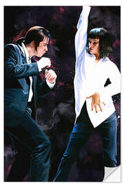 Adesivo murale Dancing Scene Pulp Fiction