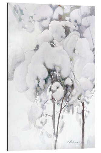 Gallery print Snow-Covered Pine Saplings