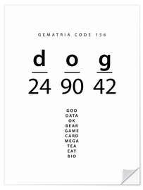 Sisustustarra Dog Gematria Code