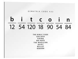 Gallery print Bitcoin Gematria Code