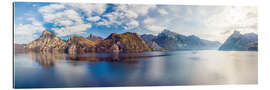 Galleriprint Mountain range on the Traunsee