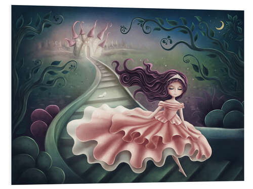 Foam board print Cinderella and the glass shoe