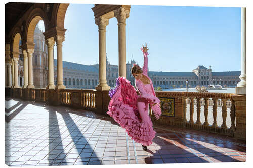 Canvastavla Flamenco dancer, Andalusia