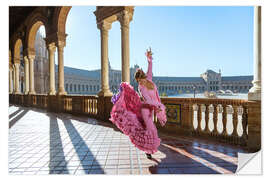 Vinilo para la pared Bailaora de flamenco, Andalucía