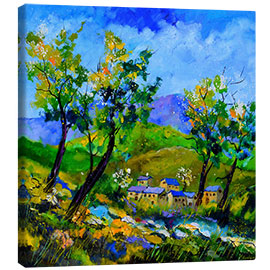 Canvas print Spring in the valley