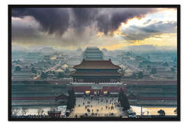 Gerahmter Kunstdruck Die Verbotene Stadt, Peking