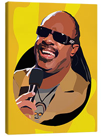 Canvas print Stevie Wonder