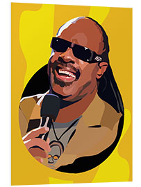 Cuadro de PVC Stevie Wonder