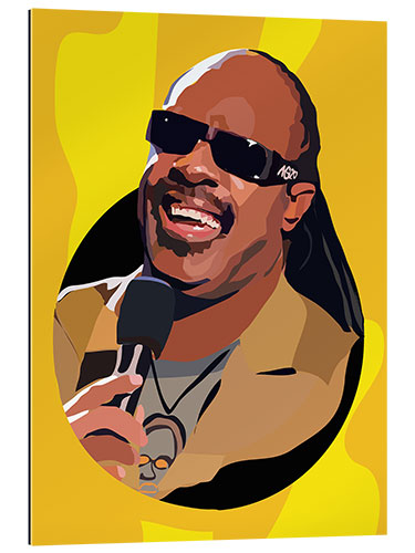 Quadro em plexi-alumínio Stevie Wonder