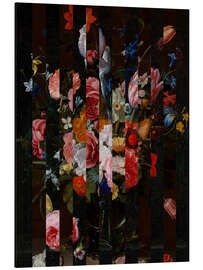 Quadro em alumínio Shifted Flemish Bouquet I