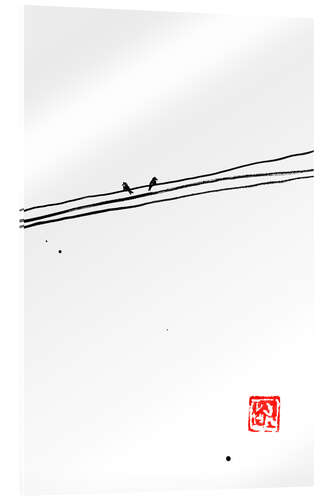 Cuadro de metacrilato Like birds on a wire