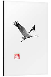 Magnettafel Fliegender Storch