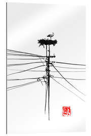 Gallery print Stork nest