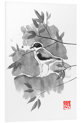 Foam board print Bird in a tree II