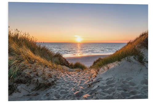 PVC-taulu Path through the dunes