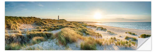 Naklejka na ścianę Dune beach panorama on Sylt