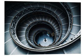 Foam board print Spiral staircase, Vatican