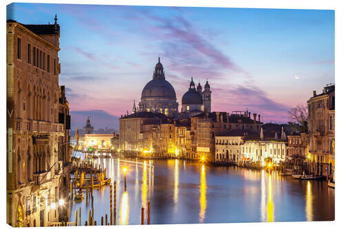 Leinwandbild Sonnenaufgang in Venedig, Italien