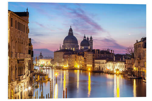 Print på skumplade Sunrise in Venice, Italy