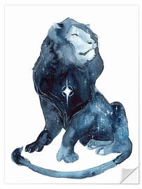 Naklejka na ścianę Galaxy Lion