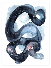 Tableau  Serpent de constellation - Déborah Maradan