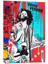 Acrylglasbild Eddie Vedder Pearl Jam