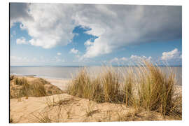 Aluminium print Wind and clouds on Sylt