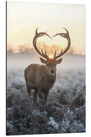 Magnettafel Herzförmiges Geweih