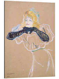 Alubild Yvette Guilbert singt Linger Longer Loo