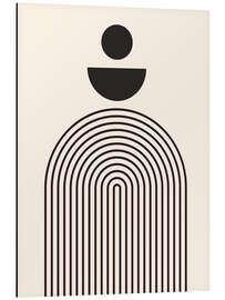 Magnettafel Geometrische Linien und Kreise