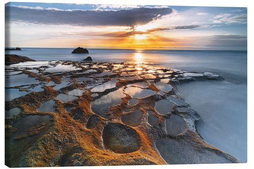 Canvas-taulu El Cotillo beach at sunset, Fuerteventura