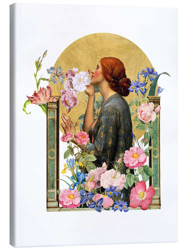 Lienzo The Soul of the Rose - Collage