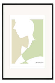 Gerahmter Kunstdruck Nobel