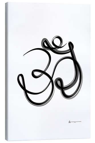 Canvas print Om continuous